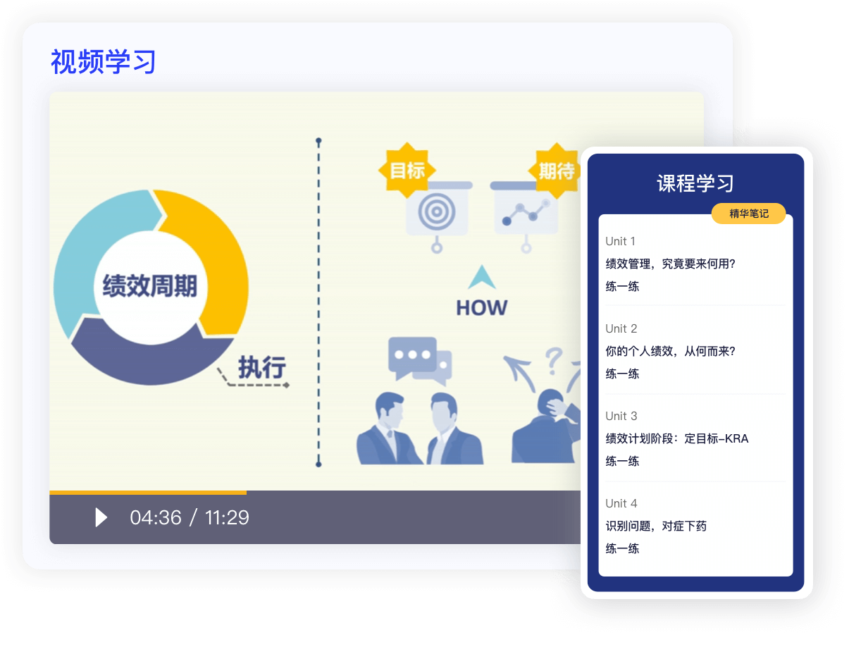 英跃测学练考课程学习